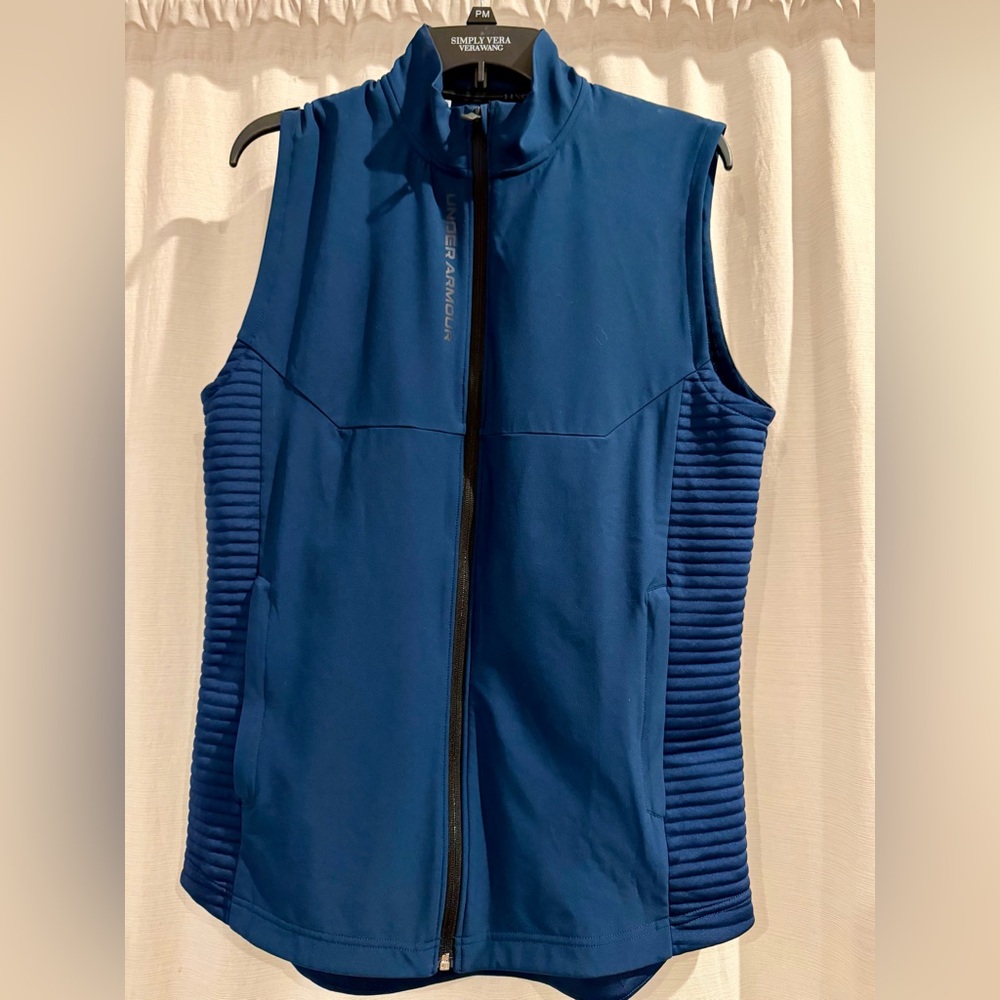 Under Armour New Navy Zip-Up Vest Mens size M